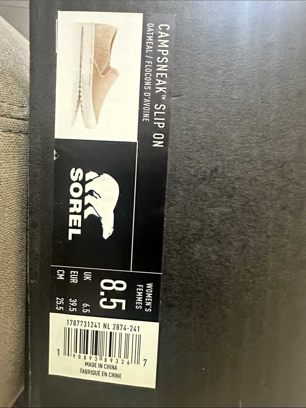 Sorel Campsneak Slip-On Women's Loafer in Oatmeal